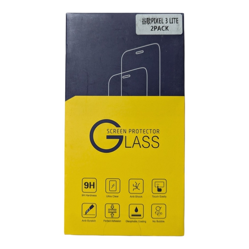 G7. Tempered Glass 9H Screen Protector For Google Pixel 3 Lite -‎ 2 Pack